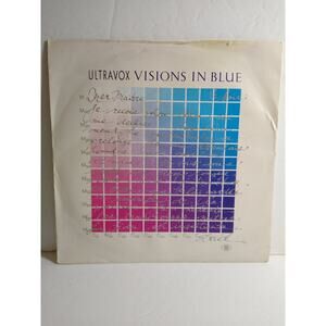 Ultravox - Visions In Blue 7" Single 1983 Chrysalis Synthpop 45 RPM New Wave